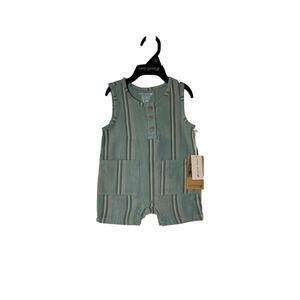 EASY-PEASY Boy’s Tank Romper / Size: 0-3 Months